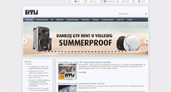 Desktop Screenshot of gtv.be